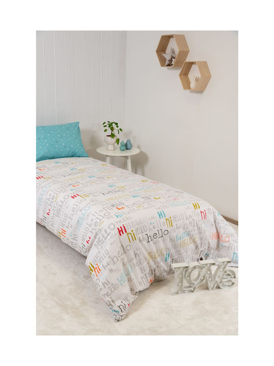 Biokarpet Naf Naf Hello 354 White Lt Blue Σετ Σ...