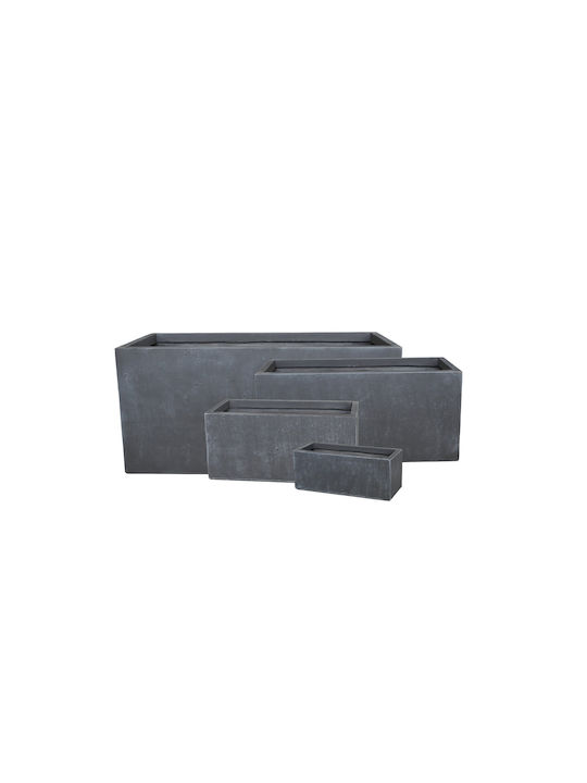 Supergreens Moody Planter Box 50x20cm in Gray Color A-6070-8