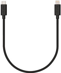 Veho USB-C to Lightning Cable Black 0.2m (VCL-004-MFI-C-20CM)