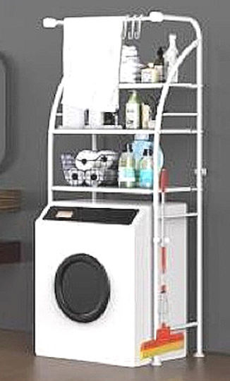 DreamHouse Dreamhouse 7456 Επιδαπέδια Ραφιέρα Μπάνιου Μεταλλική με 3 Ράφια 65x25x176cm