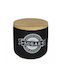 Brandani Porcelain Sugar Jar with Lid Black 350ml 1 Piece