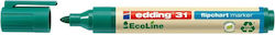 Edding EcoLine 31 Permanent Marker 3mm Green