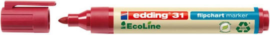 Edding EcoLine 31 Ανεξίτηλος Μαρκαδόρος Κόκκινος 3mm