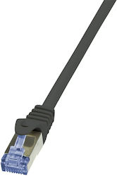 LogiLink CQ3093S S/FTP Cat.6a Cablu Ethernet 10m Negru