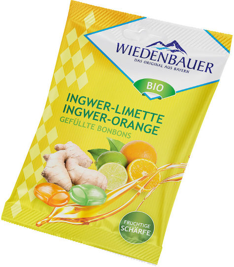 Wiedenbauer Bonbons Mit Geschmack Ingwer-Limette-Orange Bio 75gr