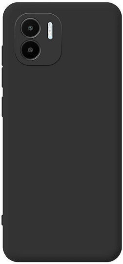Senso Liquid Back Cover Σιλικόνης Μαύρο (Redmi A1 / A2)