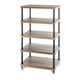 Solidsteel S3-5 Rack 5 Επιπέδων Walnut 58.4x106...
