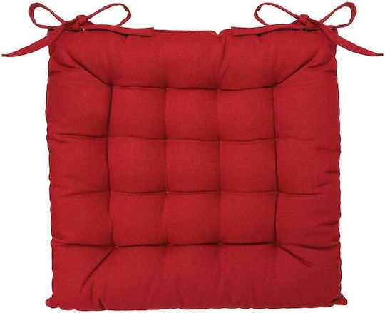 Atmosphera Garden Chair Cushion Burgundy 38x38cm