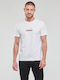 Guess Herren T-Shirt Kurzarm Weiß