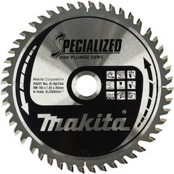 Makita Specialized Δίσκος Κοπής Ξύλο 165mm