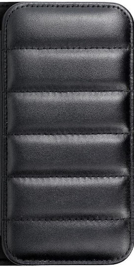 Puffer Book Δερματίνης Μαύρο (Redmi Note 11 / 11S 4G)