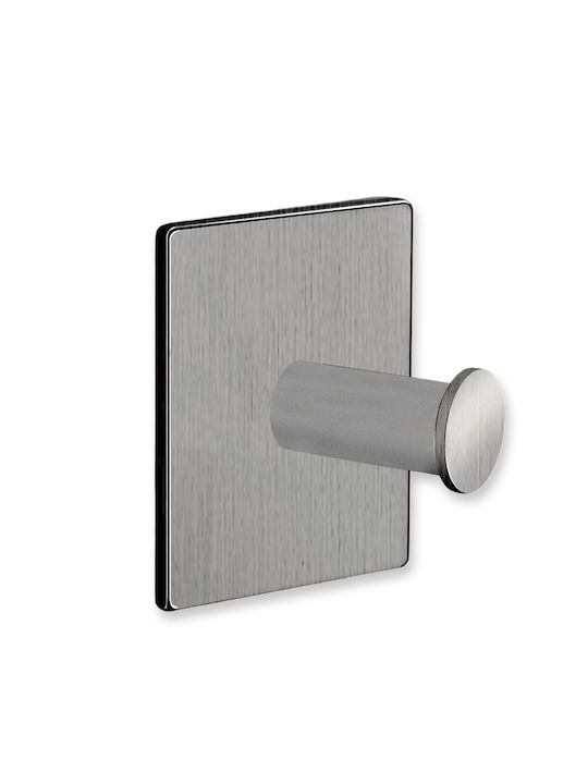 Conset Metal Wall Hanger Adhesive Nickel Matt 3.8x3x5cm 1pc