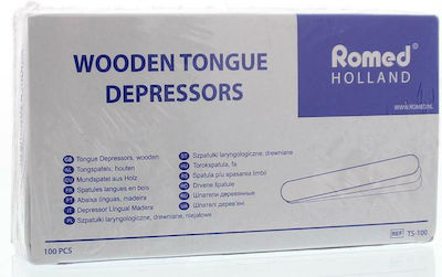 Romed Tongue Depressors 100pcs TS-100