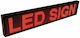 Scrollende LED-Schild Einseitig 100x40cm Rotes