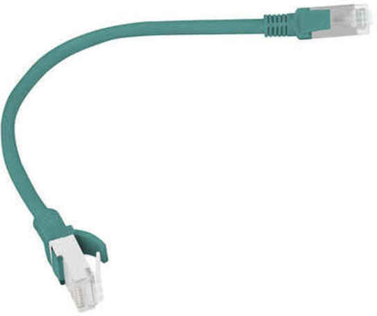 Lanberg F/FTP Cat.6 Gigabit Network Cable Ethernet 0.25m Green