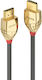 Lindy HDMI 1.4 High Speed 1080p 120Hz Cable HDMI male - HDMI male 1m Γκρι