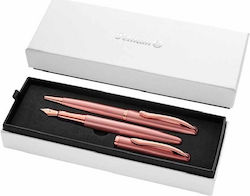 Pelikan Jazz Noble Elegance K/P36 Pen Set with Quill Pink in a case