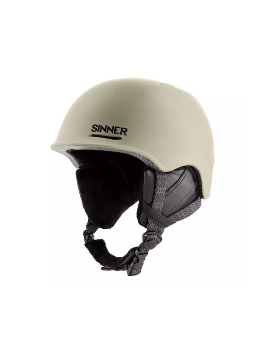 Sinner Fortune Helmet for Ski & Snowboard Matte Light Grey