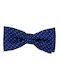 Bow tie with white squares dark blue for boys (1-6 years)