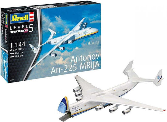 Revell Antonov An-225 Mrija Φιγούρα Μοντελισμού Αεροπλάνο Λευκή 227 Κομματιών σε Κλίμακα 1:144 58.7x61.2x10.5εκ.