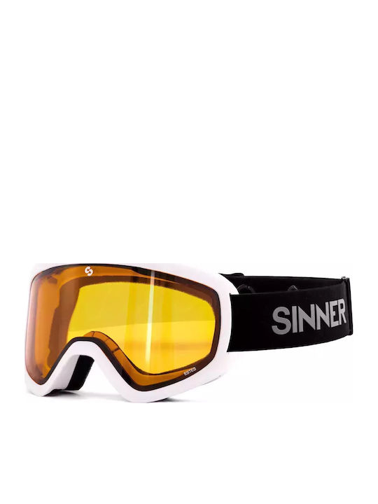 Sinner Estes Ski & Snowboard Goggles Kids White...