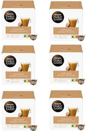 Nescafe Capsule Machiatto Cortado Espresso Compatibile cu Mașina Dolce Gusto 180capace