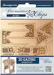 Stamperia Sleeping Beauty Gazebo Scrapbooking SCB63