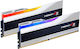 G.Skill Trident Z5 RGB 32GB DDR5 RAM with 2 Modules (2x16GB) and 8000 Speed for Desktop