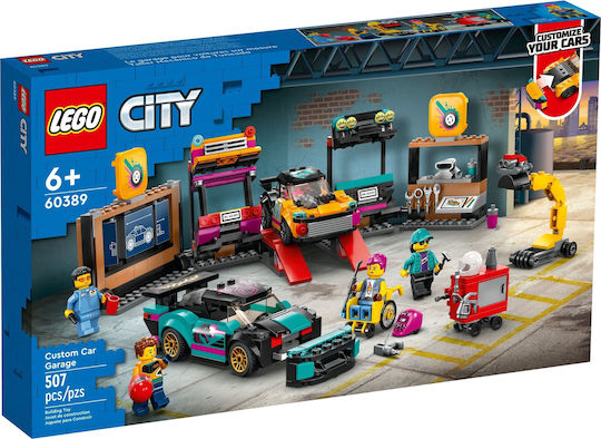LEGO City Custom Car Garage for 6+ years old Years