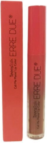 Erre Due Teen's Talk Call Me Matte Long Lasting Liquid Lipstick Matte 203 Lava Cake 2.7ml