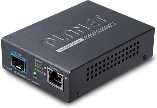 Planet Technology 10G/5G/2.5G/1G/100M Copper to 10GBASE-X SFP+ Media Converter XT-705A 1pcs
