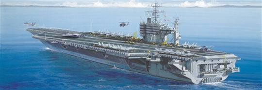 Italeri Φιγούρα Μοντελισμού Πλοίο USS TH. Roosevelt σε Κλίμακα 1:720 44.7εκ.