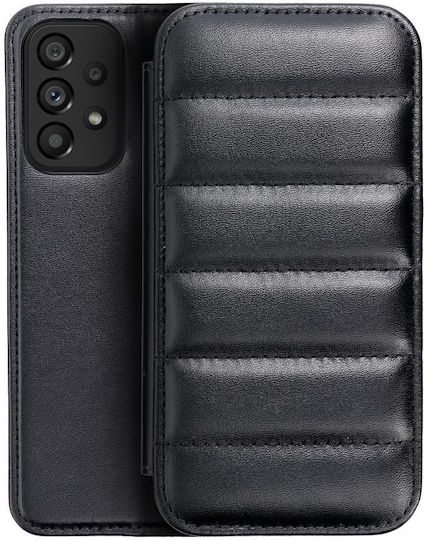 Puffer Buchen Sie Synthetisches Leder Schwarz (Galaxy Xcover 5)
