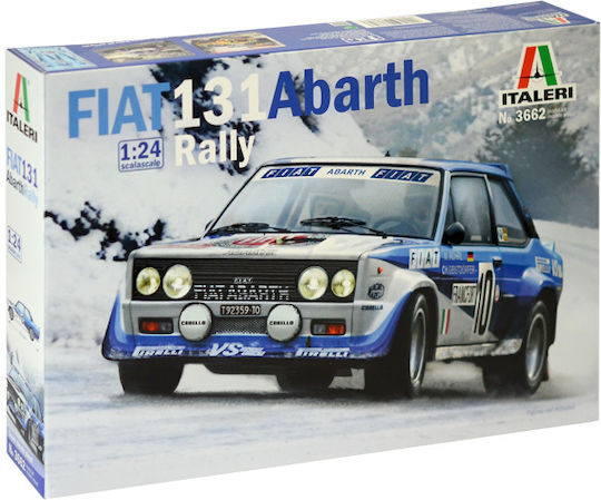Italeri Fiat Fiat 131 Abarth Figurină de Modelism Mașină la Scară 1:24 17.4cm.