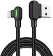 Mcdodo CA-5772 Geflochten / LED USB 2.0 auf Micro-USB-Kabel Schwarz 1.8m (CA-5772) 1Stück