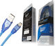 Lucas CCS-PVC Regulär USB 2.0 auf Micro-USB-Kabel Blau 1.5m (BLUSBM) 1Stück