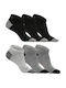 GSA Supercotton Αθλητικές Κάλτσες Black/Grey/White 6 Ζεύγη