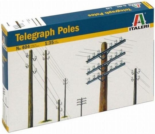 Italeri Telegraph Poles Static Model 1:35
