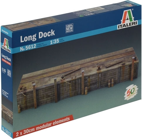 Italeri Φιγούρα Μοντελισμού Long Dock σε Κλίμακα 1:35 60x19.8x8.7εκ.