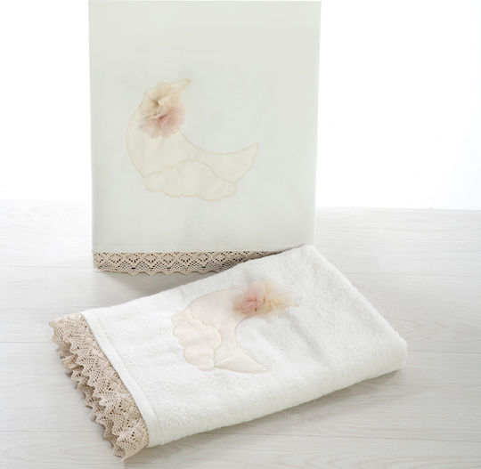 Bellissimo Set Tauföldecken Mond Ecru-Beige 3Stücke