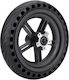 SKT Tire for Electric Scooter Rear Wheel with Solid Tire for Xiaomi M365/Essential/1S Scooter Xiaomi in Black Color SKT-XM0026