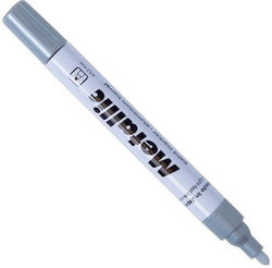 Centropen Permanent Markers 2.5mm Silver 10pcs