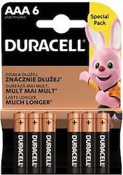 Duracell AAA 1.5V 6бр DAAALR03MN24006