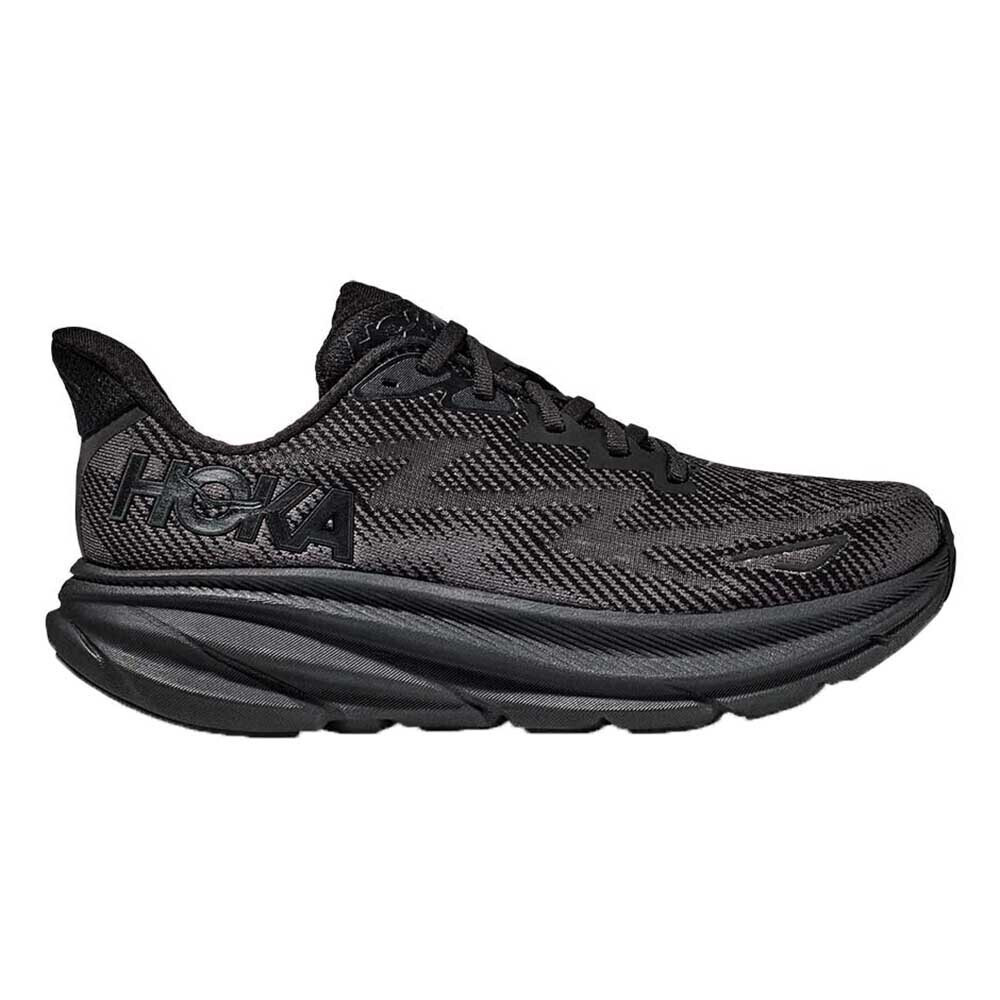 Hoka Glide Clifton 9 1127895-BBLC Men's Running Sport Shoes Black ...