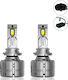 NovSight Car HIR2-9012 Light Bulb LED 6500K Cold White 12V 100W 2pcs