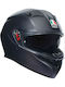 AGV K3 E2206 Matte Black Κράνος Μηχανής Full Face ECE 22.06 1550gr με Pinlock