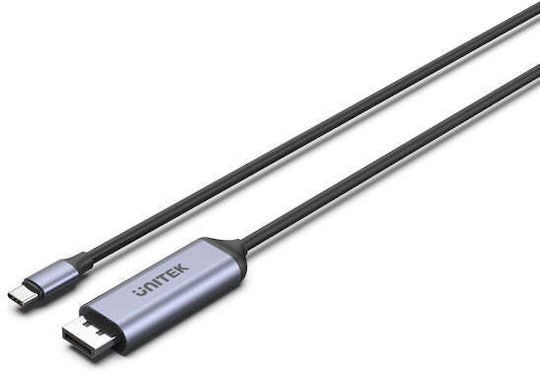 Unitek Video Cable USB-C Male - DisplayPort Black 1.8m V1423C