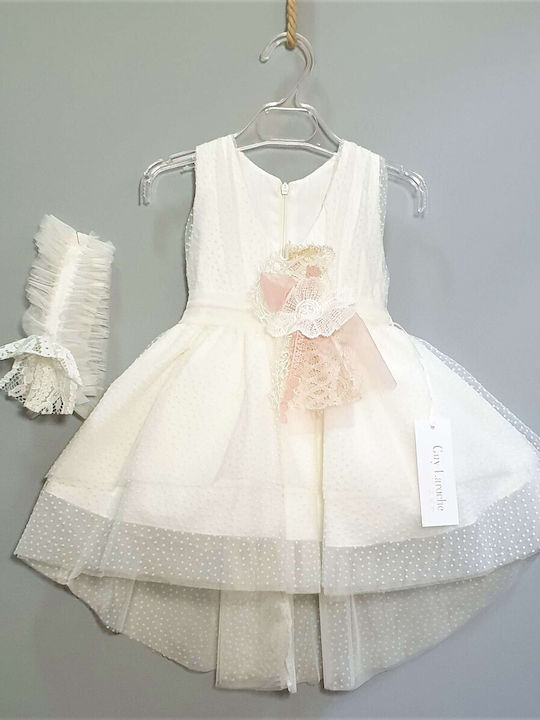 Guy Laroche Weißes Taufkleid