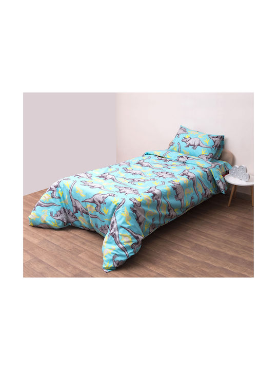 Viopros Rex Set Kids Duvet Cover Single with Pi...