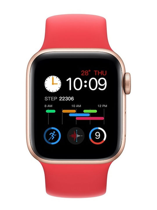 T500 Smartwatch με Παλμογράφο (Κόκκινο)
